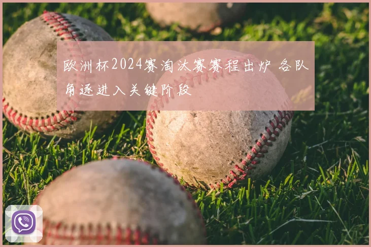 欧洲杯2024赛淘汰赛赛程出炉 各队角逐进入关键阶段